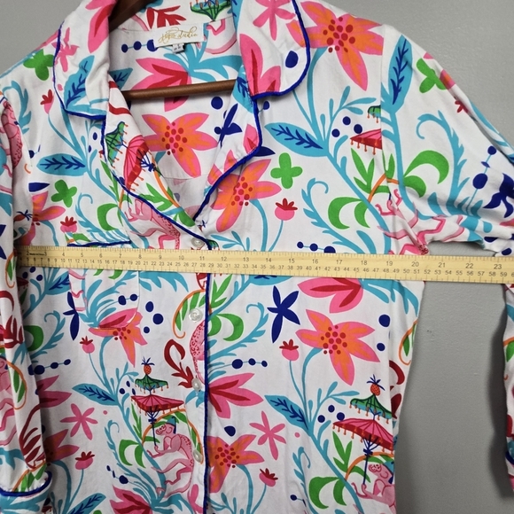 JAYES STUDIO Monkey's Sleep Shirt Bright Multicolored Womens Size S (4-8) - Picture 12 of 13